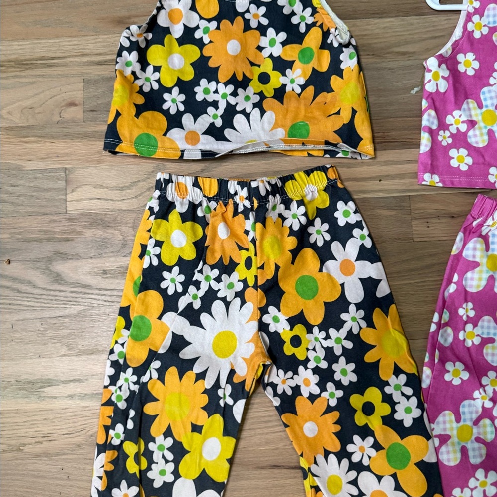 Joonbird Flower power pant sets - 4t - Picture 4 of 11